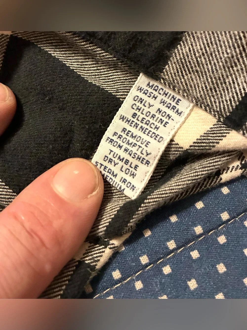 VTG. 90’S POLO RALPH LAUREN COTTON FLANNEL- SIZE X-LARGE
